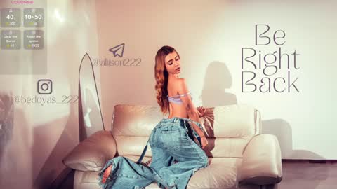Snapshot of alison222_ chatting on 14, 1, 2025 A L I S O N  online show from 14, 1, 2025