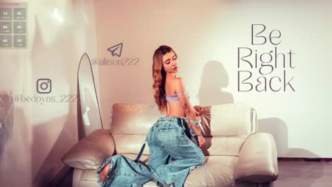 Snapshot of alison222_ chatting on 22, 1, 2025 A L I S O N  online show from 22, 1, 2025
