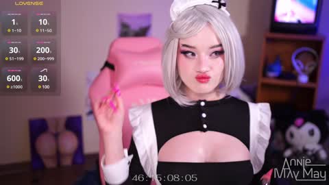 Snapshot of annie_may_may chatting on 24, 1, 2025 Annie May online show from 24, 1, 2025