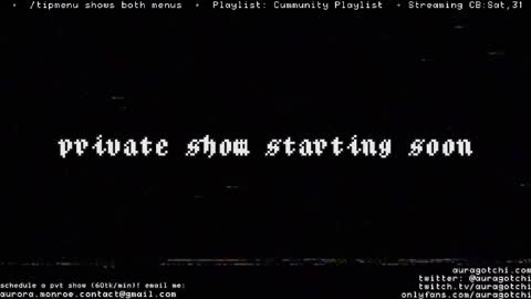 Snapshot of auragotchi chatting on 1, 3, 2025 Aurora  Aura online show from 1, 3, 2025
