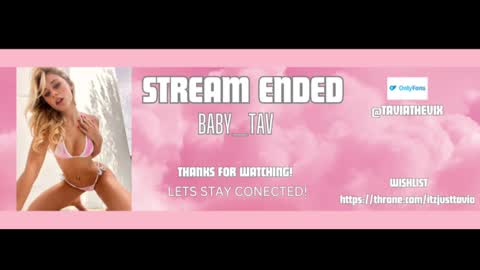 Snapshot of baby_tav chatting on 21, 2, 2025 Baby Tavia online show from 21, 2, 2025