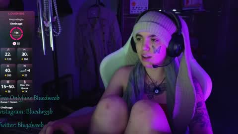 Snapshot of bluedweeb chatting on 19, 2, 2025 Blue online show from 19, 2, 2025