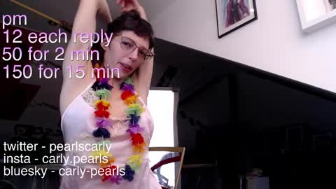 Carly Pearls online show from 22, 1, 2025