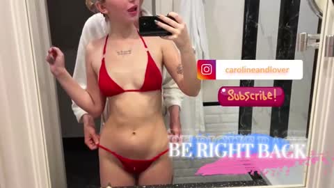 Snapshot of carolineandlover chatting on 16, 9, 2025 Caroline and Lover online show from 16, 9, 2025