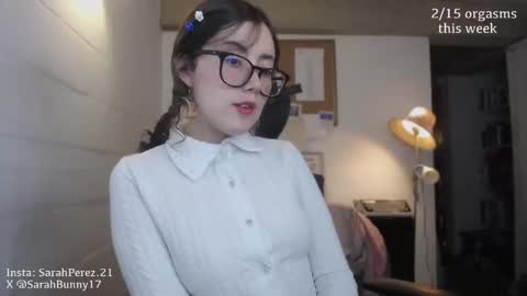 Snapshot of cherrybunny21 chatting on 13, 10, 2025 Sarah Prez online show from 13, 10, 2025
