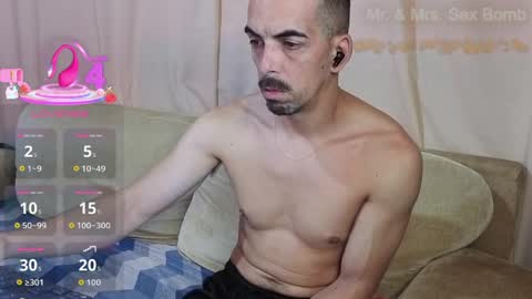 Snapshot of couple_sex_bomb chatting on 2, 4, 2026 Mr. Mrs. Sex Bomb online show from 2, 4, 2026