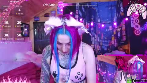 Snapshot of cybernekko chatting on 30, 1, 2025 Neko online show from 30, 1, 2025