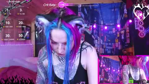 Snapshot of cybernekko chatting on 23, 2, 2025 Neko online show from 23, 2, 2025