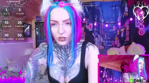 Snapshot of cybernekko chatting on 2, 11, 2025 Neko online show from 2, 11, 2025