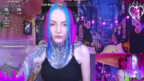 Snapshot of cybernekko chatting on 8, 11, 2025 Neko online show from 8, 11, 2025