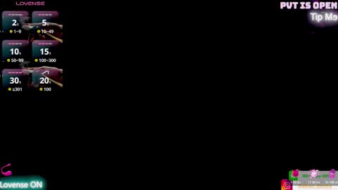 Dahiana  online show from 22, 11, 2025