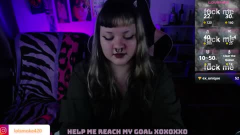 Snapshot of destroyall420 chatting on 10, 5, 2026 Lola Bdsm and fries online show from 10, 5, 2026