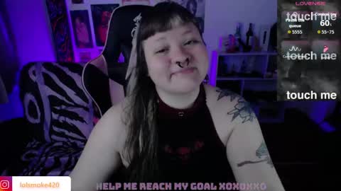 Snapshot of destroyall420 chatting on 17, 5, 2026 Lola Bdsm and fries online show from 17, 5, 2026