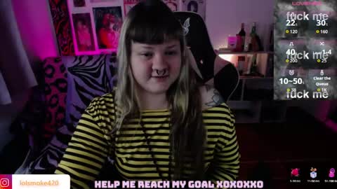 Snapshot of destroyall420 chatting on 7, 6, 2026 Lola Bdsm and fries online show from 7, 6, 2026