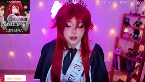 Snapshot of elicecooper chatting on 13, 6, 2026 Elice Cooper new account online show from 13, 6, 2026