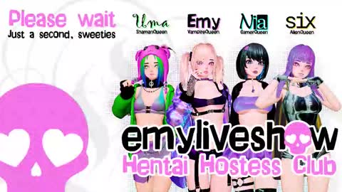 Snapshot of emyliveshow chatting on 6, 11, 2025 Hentai Hostess Club online show from 6, 11, 2025