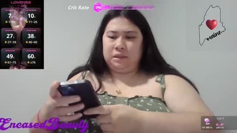 Snapshot of encasedbeauty chatting on 6, 10, 2025 Ela online show from 6, 10, 2025