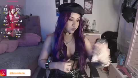 Snapshot of exodiakinky chatting on 12, 11, 2025 Goddess Exodia please help me reach 100 thumbs up online show from 12, 11, 2025