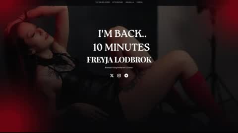 Snapshot of freyjalodbrok chatting on 1, 6, 2026 Call me Lilith online show from 1, 6, 2026