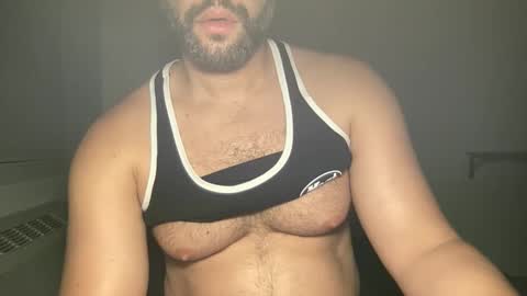 Snapshot of fuckyeahcoach chatting on 25, 5, 2026 Muscle Bear Jock in Training online show from 25, 5, 2026