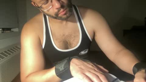 Snapshot of fuckyeahcoach chatting on 29, 5, 2026 Muscle Bear Jock in Training online show from 29, 5, 2026
