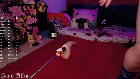 Gage Allin AKA Alpha Pussy online show from 25, 10, 2025