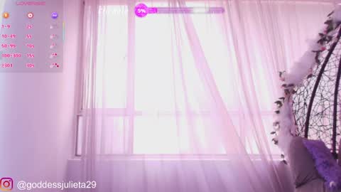 Snapshot of goddessjulieta chatting on 26, 7, 2026 Julieta online show from 26, 7, 2026