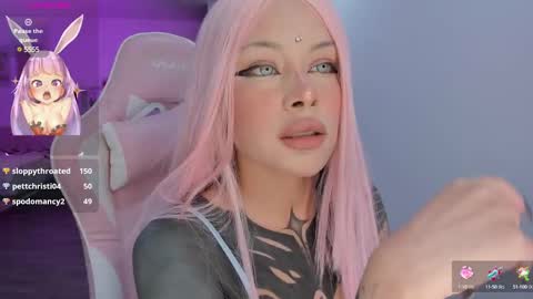 Snapshot of heybambino_ chatting on 24, 1, 2025 Bambi.....Help me get 100 likes in the satisfaction bar. online show from 24, 1, 2025