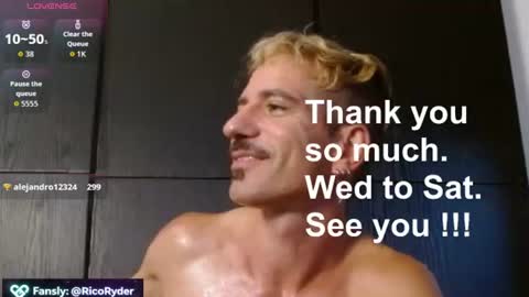 Rico Ryder online show from 10, 7, 2026