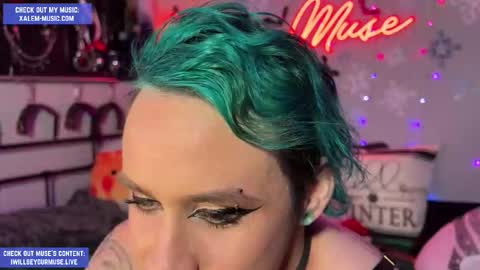 Snapshot of iwillbeyourmuse chatting on 16, 12, 2025 Muse hethey online show from 16, 12, 2025