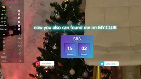 Snapshot of jane_meys chatting on 22, 12, 2024 your kitty JANE roawww online show from 22, 12, 2024