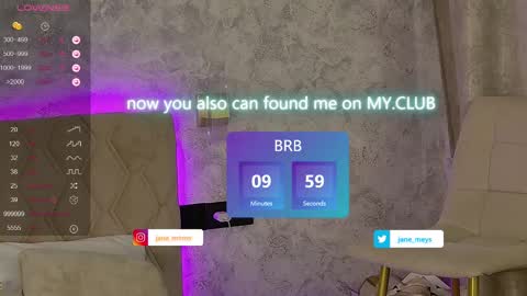 Snapshot of jane_meys chatting on 23, 2, 2025 your kitty JANE roawww online show from 23, 2, 2025