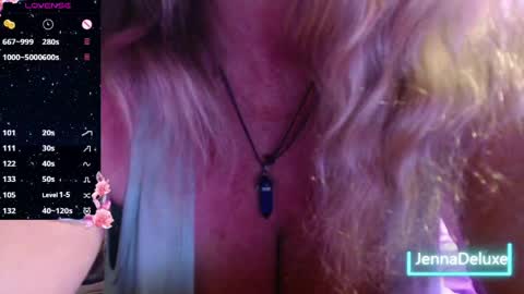 Snapshot of jennadeluxe chatting on 3, 6, 2026 Jenna online show from 3, 6, 2026