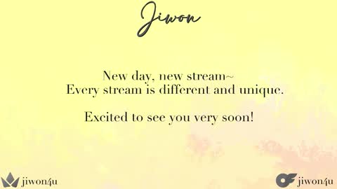 Jiwon online show from 2, 11, 2025