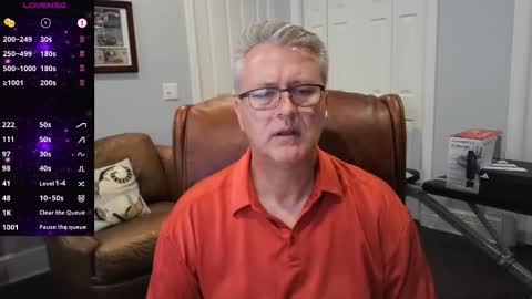 Snapshot of justavoyeurhere chatting on 8, 10, 2025 Michael online show from 8, 10, 2025