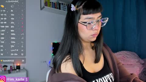 Snapshot of karla__1 chatting on 7, 1, 2025 Ill be on at sunday see u Lynn Could u help me to reach 100 Thmbs upp plssss Independent girl 3 online show from 7, 1, 2025