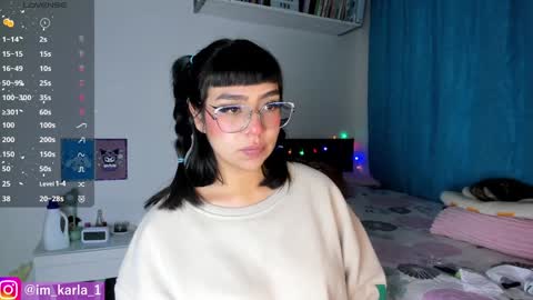 Snapshot of karla__1 chatting on 13, 1, 2025 Ill be on at sunday see u Lynn Could u help me to reach 100 Thmbs upp plssss Independent girl 3 online show from 13, 1, 2025