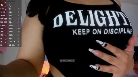 Snapshot of karla__1 chatting on 20, 1, 2025 Ill be on at sunday see u Lynn Could u help me to reach 100 Thmbs upp plssss Independent girl 3 online show from 20, 1, 2025