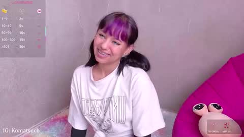 Snapshot of komatsu_ chatting on 2, 12, 2025 Komatsu Lilith online show from 2, 12, 2025