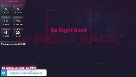 Snapshot of laceysroom chatting on 10, 11, 2025 Laceysroom online show from 10, 11, 2025