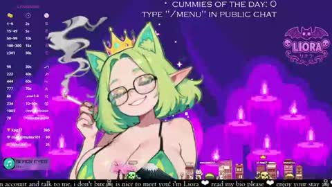 Snapshot of liorasublime chatting on 12, 6, 2026 im Liora uwu online show from 12, 6, 2026