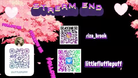 Snapshot of littleflufflepuff chatting on 24, 9, 2025 Riza Riri Puff  online show from 24, 9, 2025