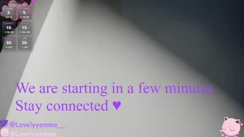 Snapshot of lovelyemma__ chatting on 14, 12, 2025 online show from 14, 12, 2025