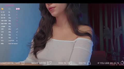 Snapshot of mamiemeow chatting on 25, 9, 2025 Your Miss Alice online show from 25, 9, 2025