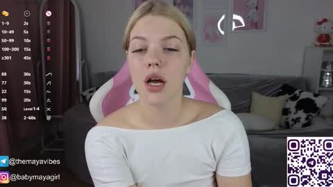Snapshot of maya_blonde18 chatting on 11, 9, 2025 Maya online show from 11, 9, 2025