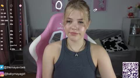 Snapshot of maya_blonde18 chatting on 1, 10, 2025 Maya online show from 1, 10, 2025