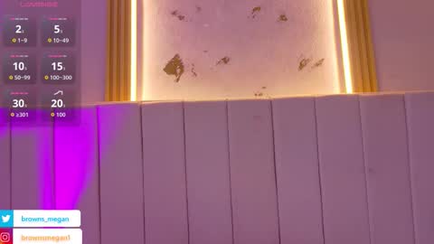 Megan  online show from 9, 3, 2026