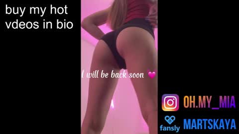 Snapshot of mia4sin chatting on 17, 1, 2025 Mia Martskaya online show from 17, 1, 2025