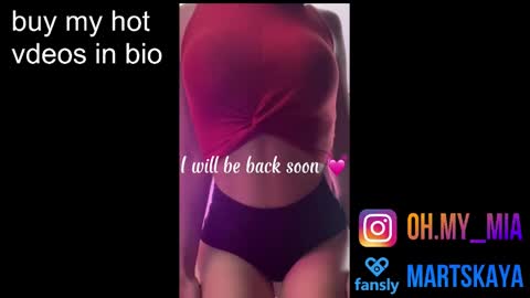 Snapshot of mia4sin chatting on 18, 1, 2025 Mia Martskaya online show from 18, 1, 2025