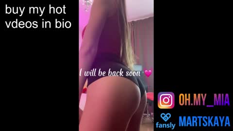 Snapshot of mia4sin chatting on 25, 1, 2025 Mia Martskaya online show from 25, 1, 2025